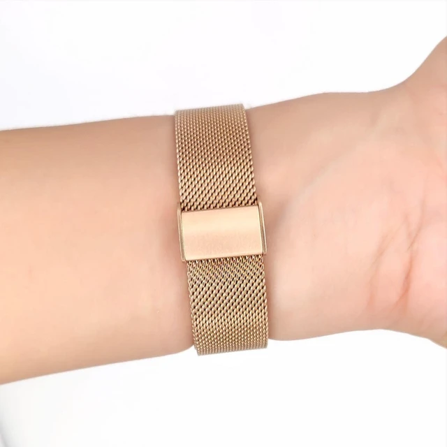 Alt view image 4 of 6 - Stainless Steel Mesh Band for Fitbit Charge 6 / Charge 5, Quick Release Metal Adjustable Women and Men Wristband Strap Compatible with Fitbit Charge 5
