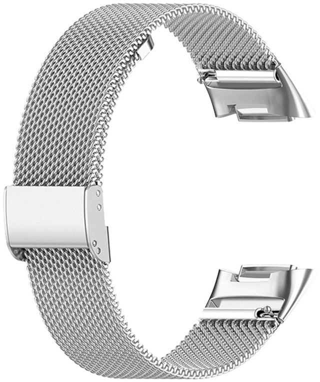 Main image of Stainless Steel Mesh Band for Fitbit Charge 6 / Charge 5, Quick Release Metal Adjustable Women and Men Wristband Strap Compatible with Fitbit Charge 5
