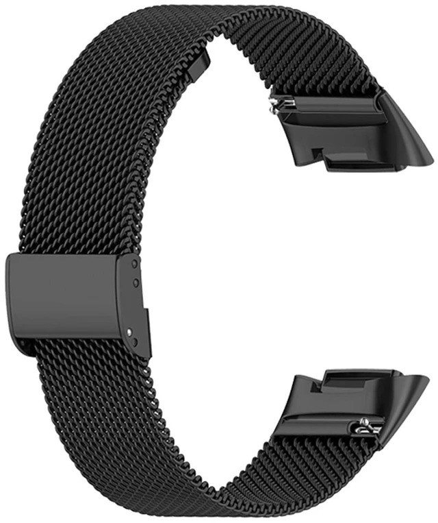 Main image of Stainless Steel Mesh Band for Fitbit Charge 6 / Charge 5, Quick Release Metal Adjustable Women and Men Wristband Strap Compatible with Fitbit Charge 5
