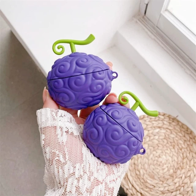 Alt view image 2 of 7 - Earbuds Cover for Airpods 4, Cute Silicone Protective Case Shell Fruit Shape Compatible with Airpods 4 for Boys and Girls