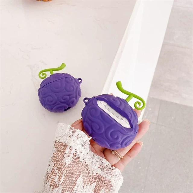 Alt view image 6 of 7 - Earbuds Cover for Airpods 4, Cute Silicone Protective Case Shell Fruit Shape Compatible with Airpods 4 for Boys and Girls