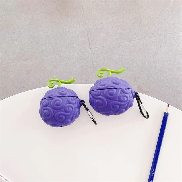 Alt view image 7 of 7 - Earbuds Cover for Airpods 4, Cute Silicone Protective Case Shell Fruit Shape Compatible with Airpods 4 for Boys and Girls