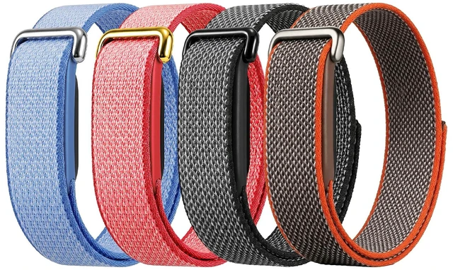 Main image of Breathable Nylon Band Compatible with Fitbit Air Fitness Tracker Performance Loop Band, Nylon Woven, Workout-Friendly, Comfortable Adjustable Replacement Band, for Men and Women