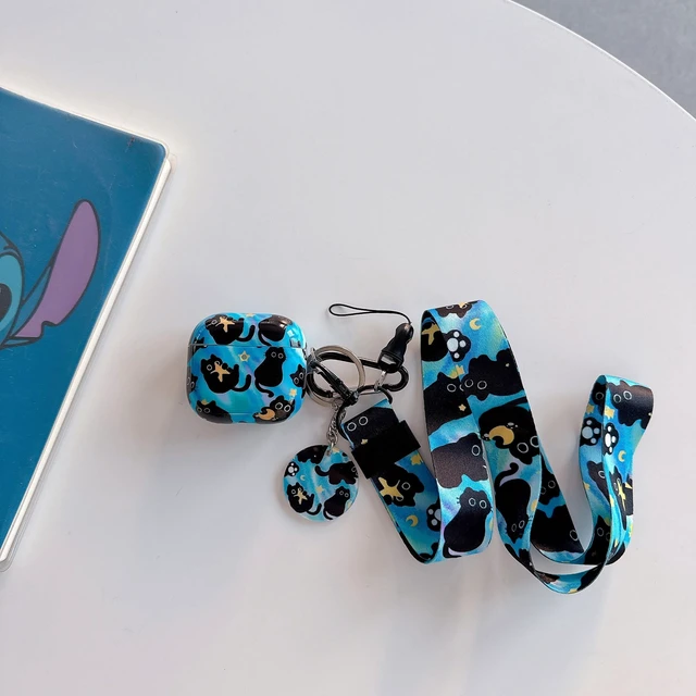 Alt view image 3 of 7 - Cute Cat Design Air Pod 4th Generation 2024 with Cat Lanyard KeychainUnique IMD Process TPU Soft Air Pod 4th Case