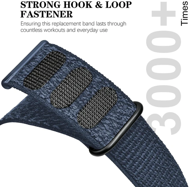 Alt view image 3 of 7 - Nylon Wristband Compatible with Hume Band 2.0 Soft Breathable Hook-and-Loop Adjustable Sport Replacement Strap for Women Men