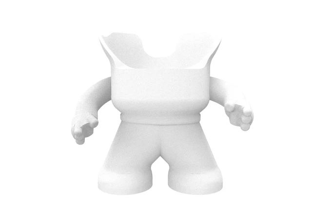 Alt view image 6 of 7 - Alexa Smart Speaker Echo Dot 4th or 5th Gen Desktop Stand Stand Mr. Bill (White)