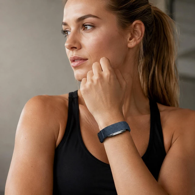 Alt view image 6 of 7 - Nylon Wristband Compatible with Hume Band 2.0 Soft Breathable Hook-and-Loop Adjustable Sport Replacement Strap for Women Men