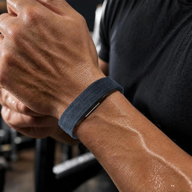 Alt view image 5 of 7 - Nylon Wristband Compatible with Hume Band 2.0 Soft Breathable Hook-and-Loop Adjustable Sport Replacement Strap for Women Men