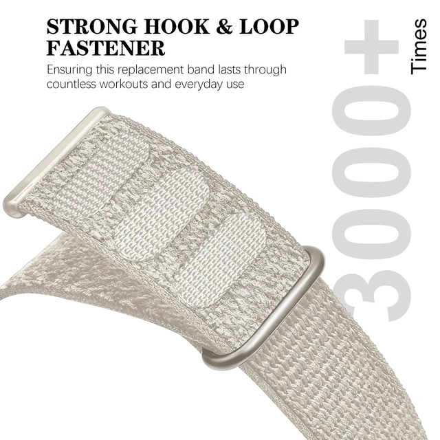 Alt view image 3 of 7 - Nylon Wristband Compatible with Hume Band 2.0 Soft Breathable Hook-and-Loop Adjustable Sport Replacement Strap for Women Men
