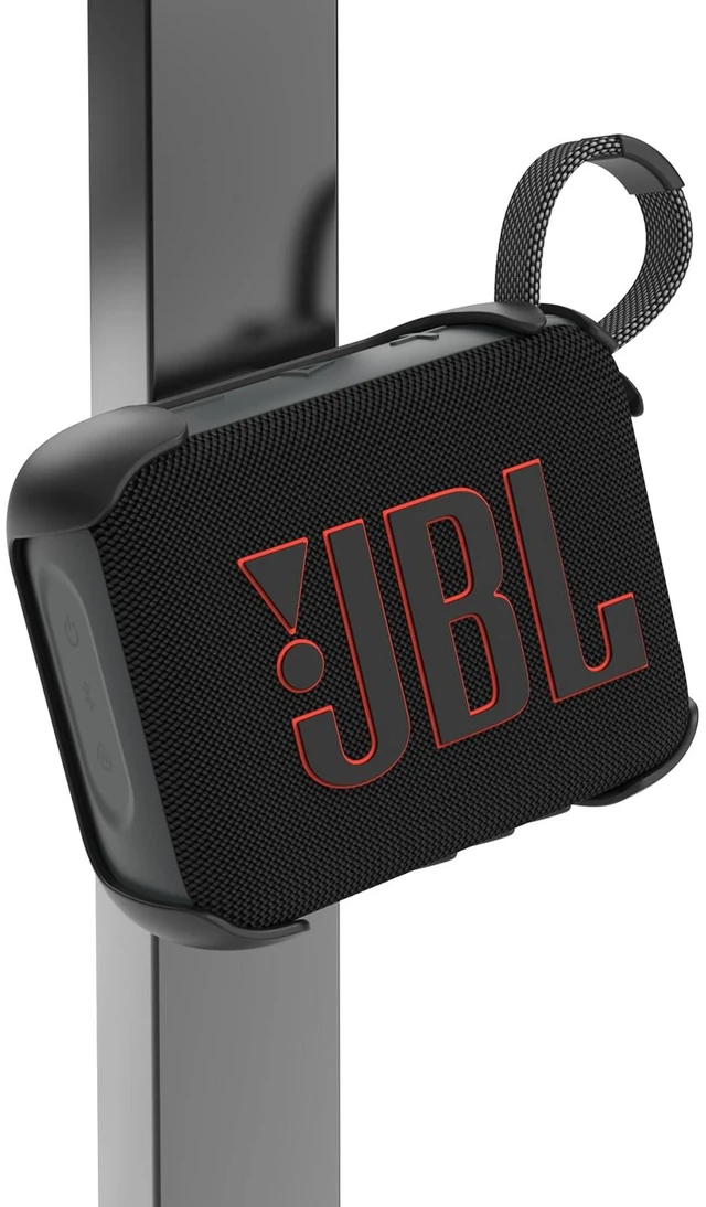 Main image of Shockproof Magnetic Case Holder for JBL GO 4 Speaker, with Anti-Slip Strap,3 in 1 Mount for Refrigerator, Bicycle, Golf Cart, Pole, Motorcycle, RV, ATV, Wall, etc