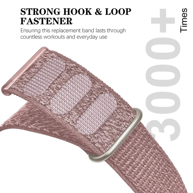 Alt view image 3 of 7 - Nylon Wristband Compatible with Hume Band 2.0 Soft Breathable Hook-and-Loop Adjustable Sport Replacement Strap for Women Men