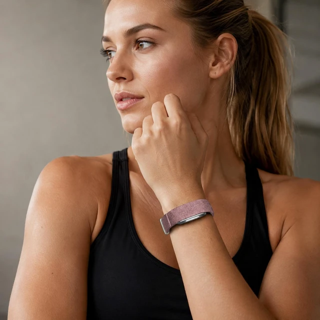 Alt view image 6 of 7 - Nylon Wristband Compatible with Hume Band 2.0 Soft Breathable Hook-and-Loop Adjustable Sport Replacement Strap for Women Men