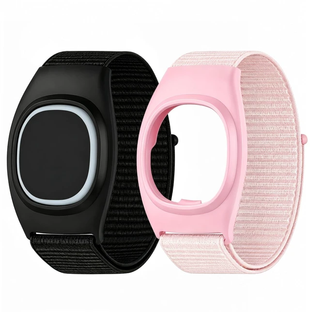 Main image of 2 Pack Nylon Replacement Bands for MagicBand+/Magic Band Plus Accessories Secure Hook-and-Loop Wrist Straps with Integrated Module Holder, Soft Breathable for Disney-Magic Band Plus
