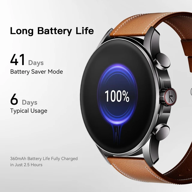 Alt view image 7 of 7 - Smart Watch for Men Women, Compatible with Android & iPhone, 1.43" AMOLED Screen Fitness Tracker with Answer/Make Calls, IP68 Waterproof Heart Rate/Sleep/SpO2 Monitor, 100+ Sports Modes
