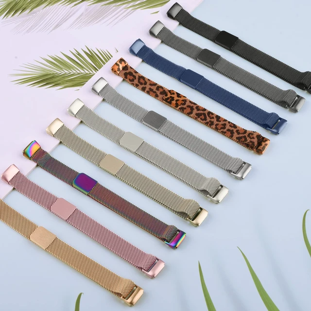 Alt view image 7 of 7 - Mesh Metal Band Compatible with Fitbit Luxe Band, Stainless Steel Adjustable Loop Strap Women Men Replacement Bands for Luxe Health &-Fitness-Tracker