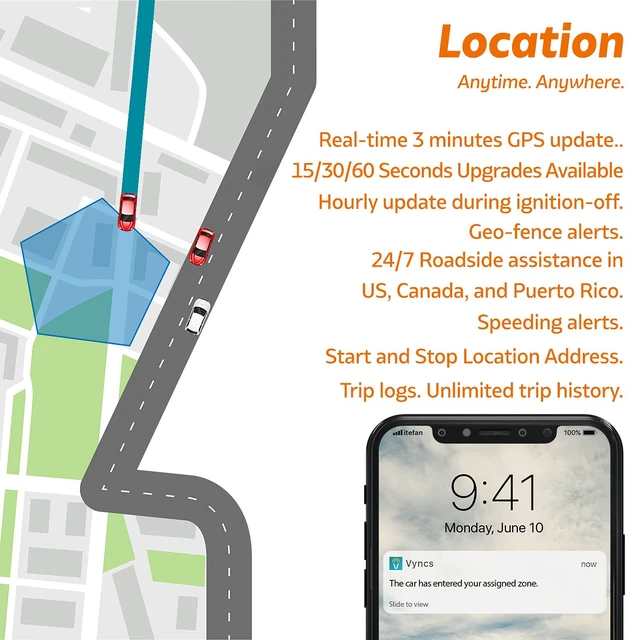 Alt view image 3 of 7 - Premium: No Monthly Fees GPS Tracker OBD 4G LTE Tracking Device for Cars Vehicle Trips Teen Driver Safety Roadside Assistance VPOBDGPS1
