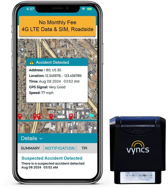 Main image of Premium: No Monthly Fees GPS Tracker OBD 4G LTE Tracking Device for Cars Vehicle Trips Teen Driver Safety Roadside Assistance VPOBDGPS1
