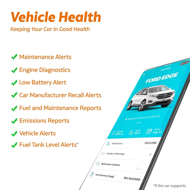 Alt view image 5 of 7 - Premium: No Monthly Fees GPS Tracker OBD 4G LTE Tracking Device for Cars Vehicle Trips Teen Driver Safety Roadside Assistance VPOBDGPS1