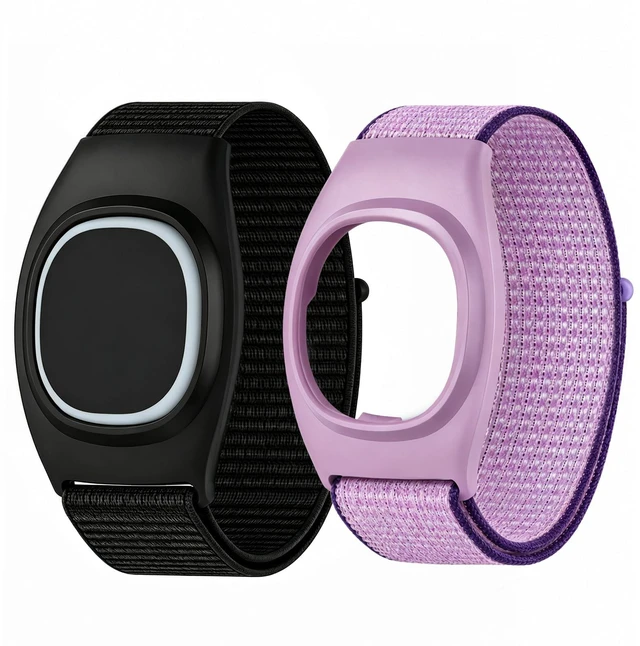 Main image of 2 Pack Nylon Replacement Bands for MagicBand+/Magic Band Plus Accessories Secure Hook-and-Loop Wrist Straps with Integrated Module Holder, Soft Breathable for Disney-Magic Band Plus