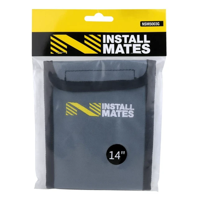 Alt view image 5 of 5 - Installmates Cable Tie Pouch, Holds 14" Cable Ties (Grey)