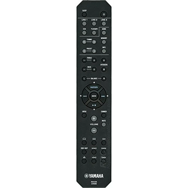 Alt view image 2 of 2 - RAX33 Audio/Video Receiver Remote Control for R-S202, R-S202BL (ZU49260)