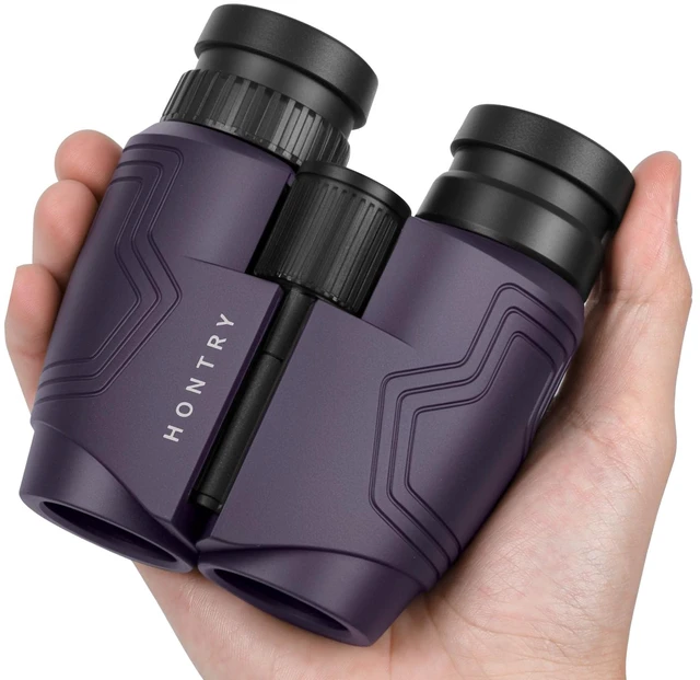 Main image of Compact Travel Binoculars for Adults and Kids (Purple) Easy Focus, Close Focus, Steady Viewing, Bird Watching, Cruise Ship, Sporting Events, Road Trips