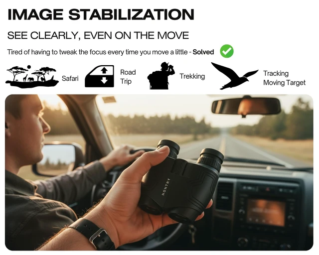 Alt view image 5 of 7 - Compact Travel Binoculars for Adults and Kids (Purple) Easy Focus, Close Focus, Steady Viewing, Bird Watching, Cruise Ship, Sporting Events, Road Trips