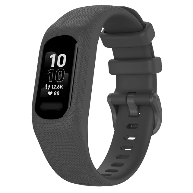 Alt view image 4 of 7 - Soft Silicone Sport Band for Garmin Vivosmart 5 Wristband, Replacement Strap for Garmin Vivosmart 5/Vivosmart5 Health Tracker Accessories Band with Caese Cover (Large Size, 12 Pack)