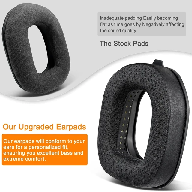 Alt view image 4 of 6 - Mesh Earpads for Astro A50 Gen3 - Black Not Fit A50 Gen 1/2/4