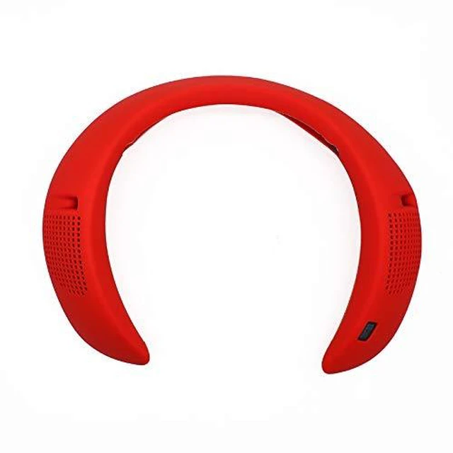 Alt view image 3 of 3 - Silicone Protective Case Cover Compatible with Bose Soundwear Companion Wearable Speaker (Red)