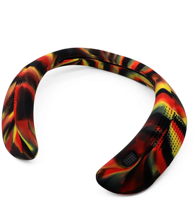 Alt view image 2 of 3 - Silicone Protective Case Cover Compatible with Bose Soundwear Companion Wearable Speaker (Camouflage Red)