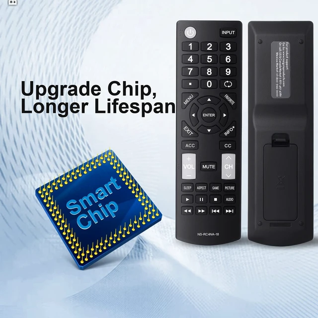 Alt view image 2 of 6 - Replacement Remote Control Fit for All Insignia LED LCD Smart TVs