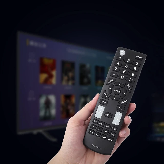 Alt view image 6 of 6 - Replacement Remote Control Fit for All Insignia LED LCD Smart TVs