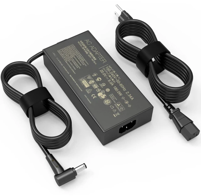 Main image of 180W Laptop Charger Compatible with Asus ROG Zephyrus GA401 GA401I GA401Q GA401QM GA401QEC GA401IV GA401IVC GA401II GA401IH GA401IU GA401IU-PB96 GA401IVC-RMT01 GA401IV-XS96 GA401IU-BS76