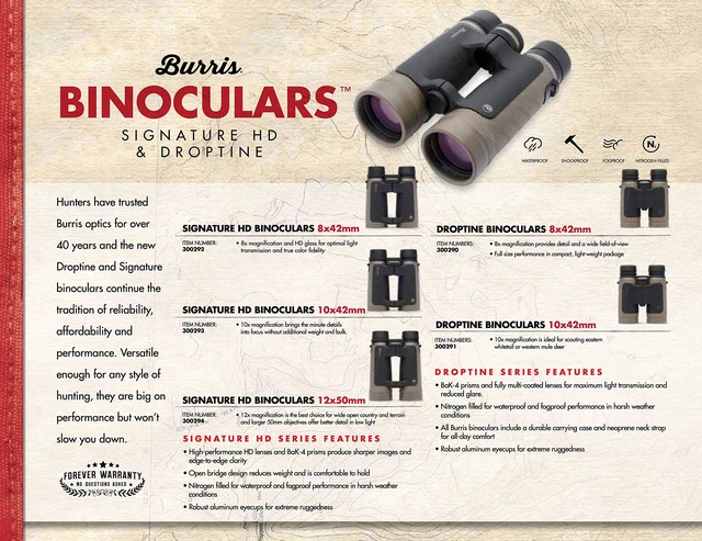 Alt view image 7 of 7 - Droptine Binoculars, Versatile Lightweight Performance Hunting Optics