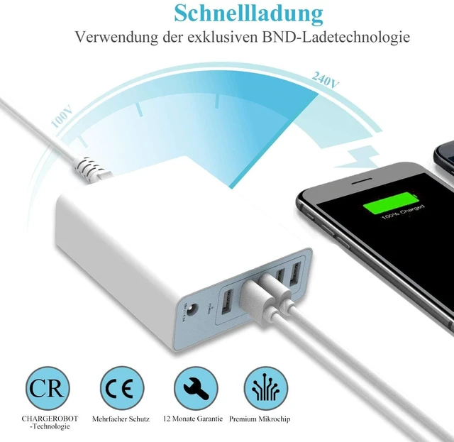 Alt view image 7 of 7 - 110W GaN Charger with 1 DC Port & 5 USB Ports, 85W Mag 2 L-Tip Power Adapter Charger for Mac Book Pro 13/15/17 Inch, Fast USB Charging Adapter Compatible with iPhone, Android Phones and Tablets