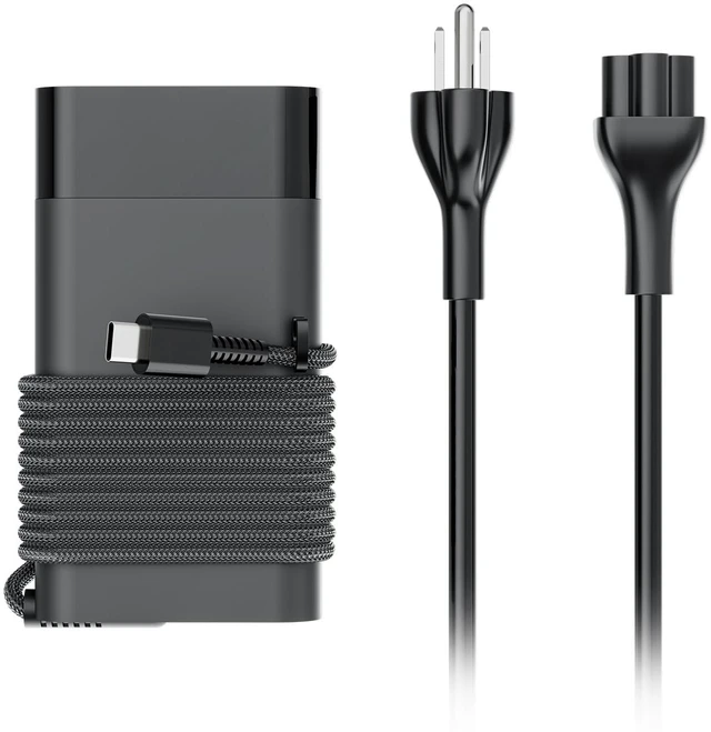 Main image of 65W USB C Laptop Charger Replacement for HP Laptops Spectre Envy Chromebook Braided Cable, Overheat Protection, Fast Charging, 10ft Long Power Cord, Type C AC Adapter Fit for HP EliteBook ProBook x360