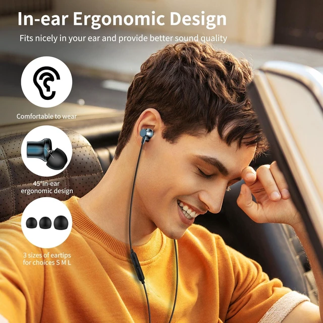Alt view image 5 of 7 - USB C Headphones Wired Earbuds for iPhone 18 Pro Max 17 16 15 Green Noise Isolation In-Ear Earphones Mic for iPhone 17 16 18 Pro Max/iPad 10 Pixel 9 8 7 for Samsung Galaxy S26 S25 Ultra S24 S23