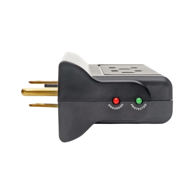 Alt view image 5 of 7 - Eaton TLP4BK 4 Outlet Extender Surge Protector 720 Joules Direct Plug-in, EMI/RFI Line Noise Filtering, Manufacturer's & $10,000 Insurance