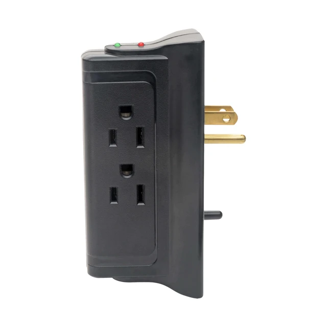 Alt view image 7 of 7 - Eaton TLP4BK 4 Outlet Extender Surge Protector 720 Joules Direct Plug-in, EMI/RFI Line Noise Filtering, Manufacturer's & $10,000 Insurance
