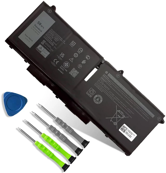 Main image of 58Wh FK0VR Battery Replacement for Dell Latitude 5330 7330 7430 7530 Latitude 5330 2-in-1/7330 2-in-1/7430 2-in-1 P133G P134G P135G P136G P110F P138G P139G FKOVR 8H6WD 293F1 01VX5 404T8 51R71 8P81K