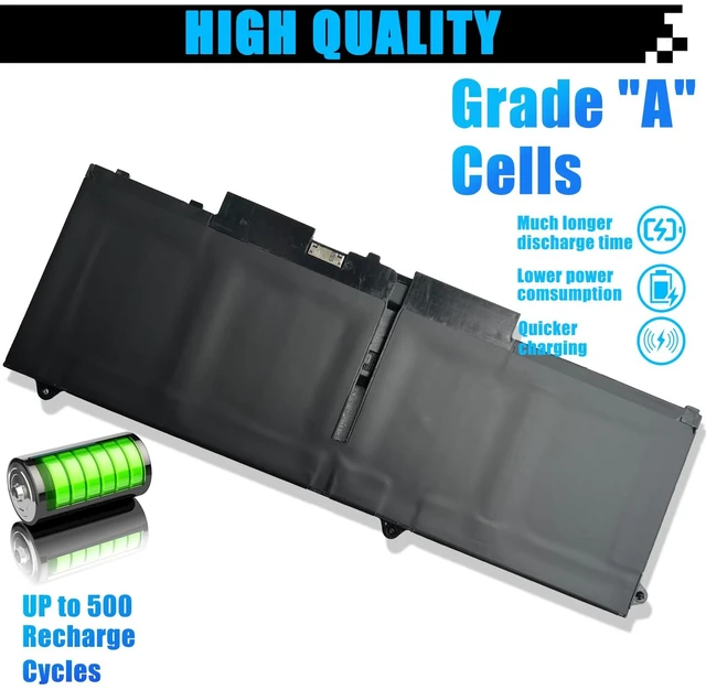 Alt view image 5 of 7 - 58Wh FK0VR Battery Replacement for Dell Latitude 5330 7330 7430 7530 Latitude 5330 2-in-1/7330 2-in-1/7430 2-in-1 P133G P134G P135G P136G P110F P138G P139G FKOVR 8H6WD 293F1 01VX5 404T8 51R71 8P81K