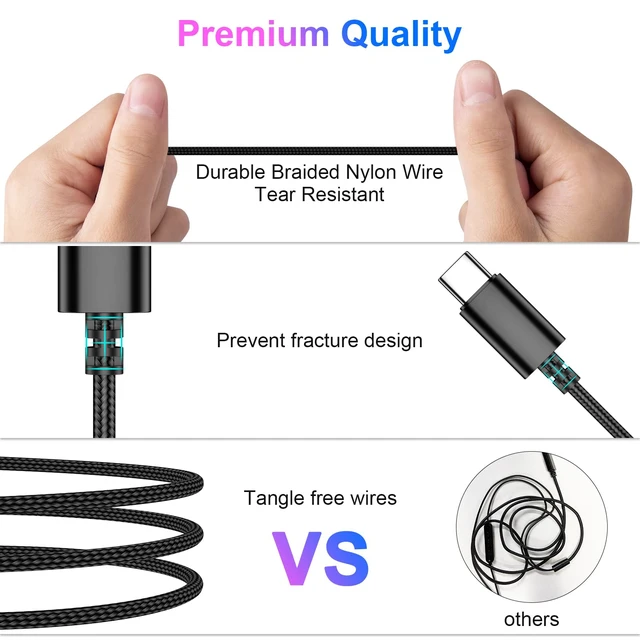 Alt view image 6 of 7 - USB C Headphone Wired Earbuds for Samsung S26 Ultra S25 FE S23 A17 A16 A36 Z Fold 8 In-Ear Noise Isolation Type C Earphone with Microphone for iPad for iPhone 18 Pro Max 17 17e 16e 16 15 Pixel 9a 10a