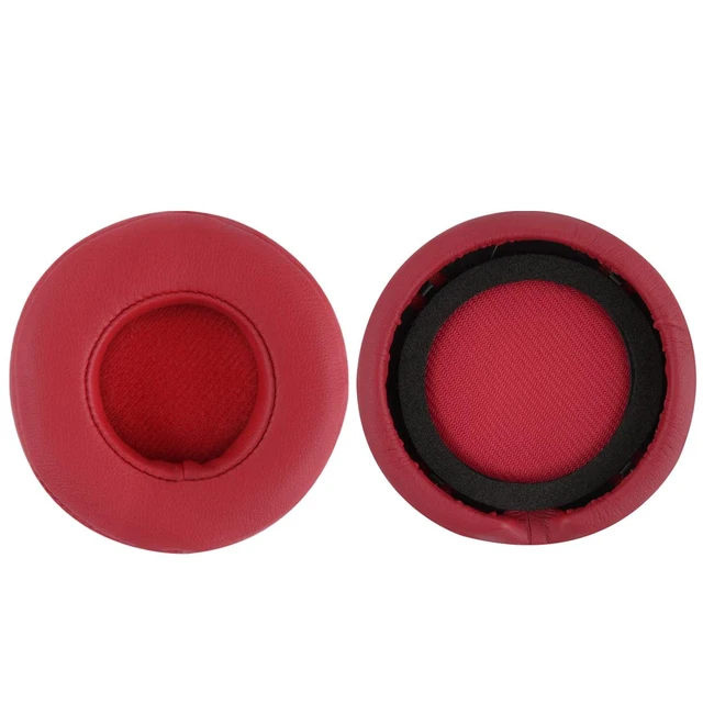Alt view image 3 of 6 - Replacement Ear Pads for Monster Beats MIXR Headphones Ear Cushions, Repair Parts (Red)