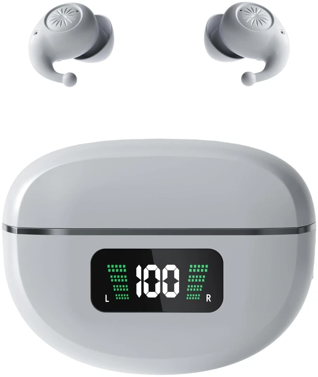 Main image of Invisible Mini Earbuds Wireless Bluetooth, Small Tiny Earbuds for Small Ears, Subtle Gray Discreet Earphones for Work & Sleep, Comfortable Fit, ENC Clear Calls, Low Profile Design(X9-Gray)