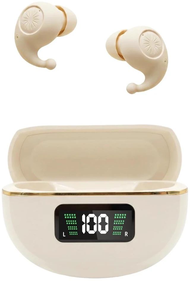 Main image of Small Earbuds for Small Ears, Invisible Mini Bluetooth Earbuds, Tiny Low Profile Wireless Earphones with ENC Mic, Skin Tone, Comfortable Fit for Sleep Travel Work(X9-Nude)