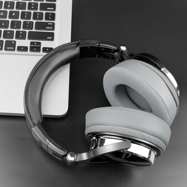 Alt view image 7 of 7 - Cooling Gel Earpads Replacement for OneOdio Pro-10/Pro-30/Pro-50/Studio HiFi/Studio Pro-C Y80B/Monitor 60 Headphones, Ear Pads Cushions with High-Density Foam, Ice Silk Fabric - Grey
