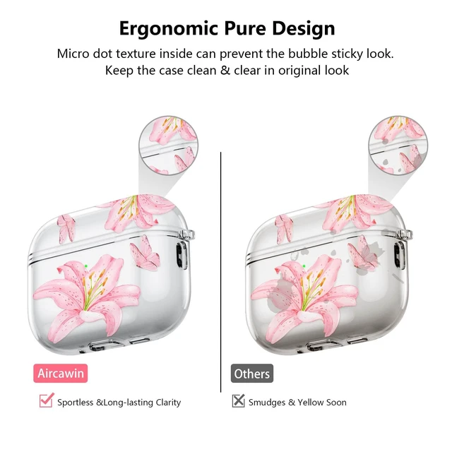 Alt view image 6 of 7 - for Bose Ultra Open Earbuds Case Clear,Cover for Bose Earbuds Case Shockproof Soft TPU Cover for Bose Open Ear Earbuds,Accessories for Bose Ultra Open Case with Carabiner&Cleaning Pen-Clear