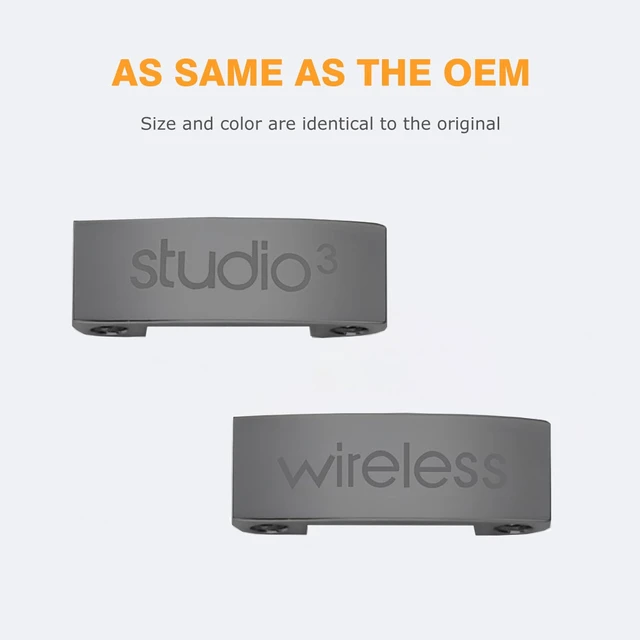Alt view image 2 of 6 - Studio 3 Hinge as Same as The OEM Replacement Parts Accessories Durable Repair Kit Compatible with Beats by Dre Studio3 (A1914), Studio 2 Wired/Wireless, Studio Pro (A2924) Headphones (Gray)