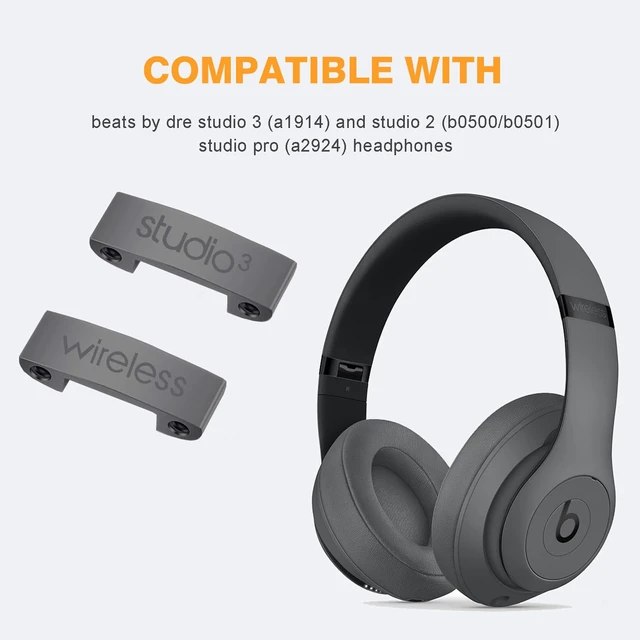 Alt view image 5 of 6 - Studio 3 Hinge as Same as The OEM Replacement Parts Accessories Durable Repair Kit Compatible with Beats by Dre Studio3 (A1914), Studio 2 Wired/Wireless, Studio Pro (A2924) Headphones (Gray)